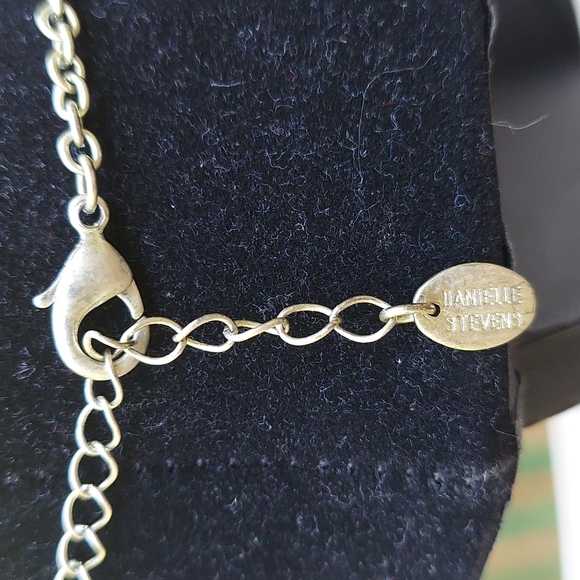 Danielle Stevens Green Stone CZ Pendant Necklace - Picture 4 of 4